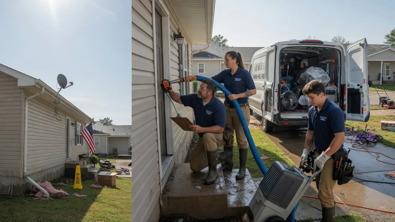 Ceiling Water Damage Restoration in Buffalo, MO near me